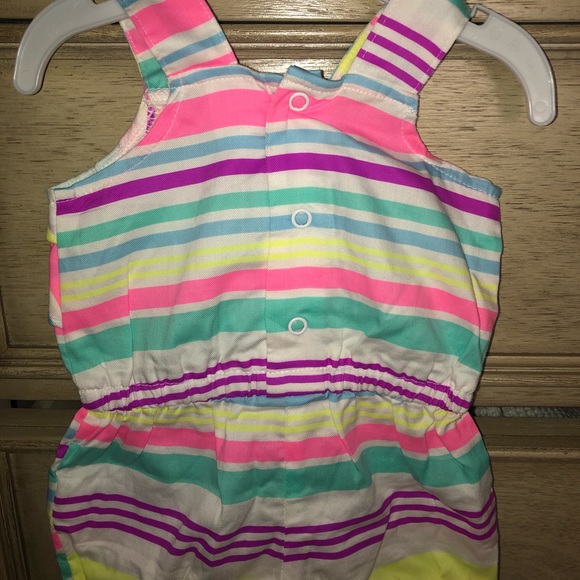 NWT Carter’s 2Pc Dress and striped romper - Picture 4 of 5